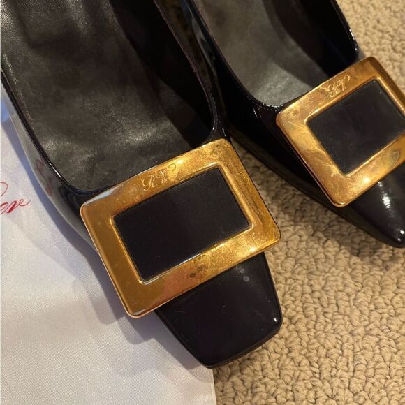 Roger Vivier Trompette Pumps in leather size 38 - Picture 4 of 7